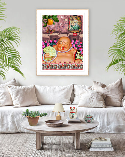 Happy Laughing Buddha Artwork