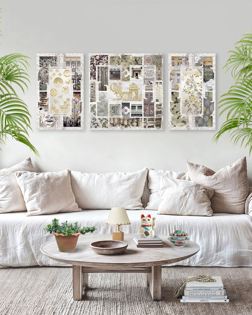 Chinoiserie In Neutrals Limited Edition Artwork