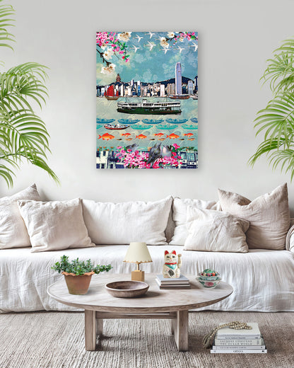 Styled view of Hong Kong Ferry Artwork