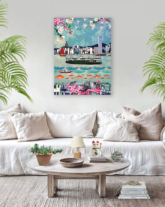 Styled view of Hong Kong Ferry Artwork
