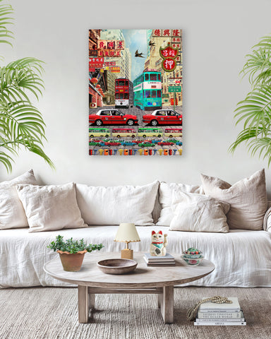 Hong Kong Taxi Artwork