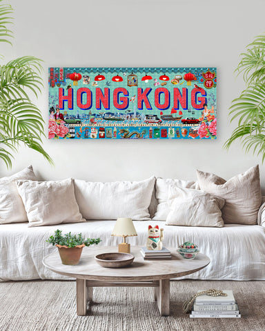 Hong Kong Typographic Artwork