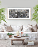 Chinese Lattice In Monochrome Limited Edition Artwork