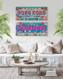 Hong Kong Typographic Artwork