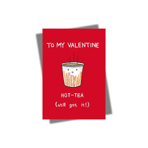 Valentine Hot-Tea Card