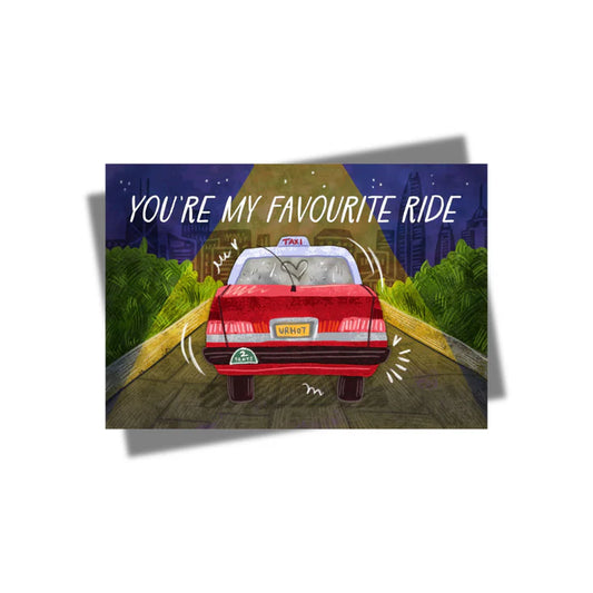 GREETING CARD: Favourite Ride - Thorn and Burrow