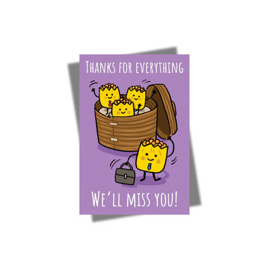 Product image of GREETING CARD: LEAVING- THANKS FOR EVERYTHING