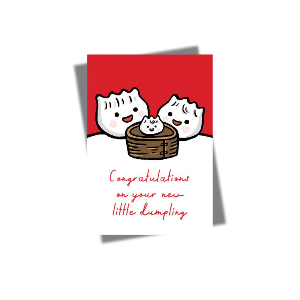 Congratulations on your New Little Dumpling (Red) Card