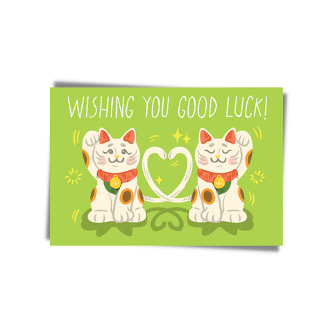 " Good Luck " Greeting Card