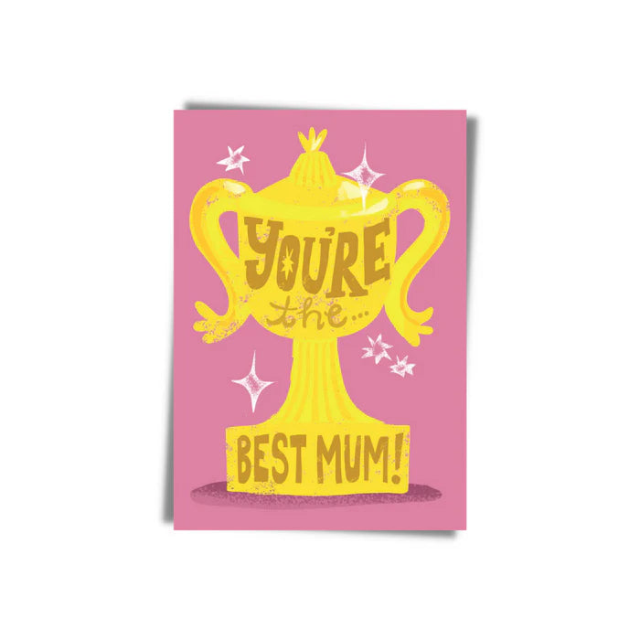 GREETING CARD: Trophy - Best Mum