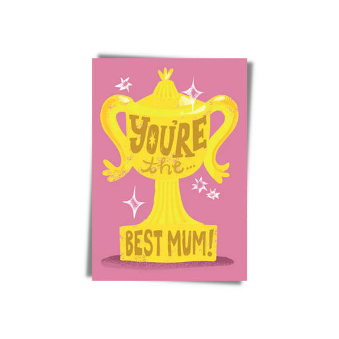 GREETING CARD: Trophy - Best Mum