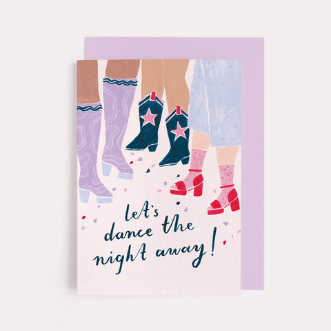 DANCERS BIRTHDAY CARD