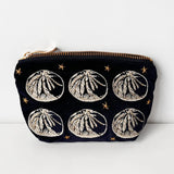 Velvet Baozi Purse  (Navy)