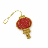 EMBROIDERED ORNAMENT : Lantern