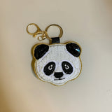 EMBROIDERED Bag Charm : Panda