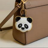 EMBROIDERED Bag Charm : Panda