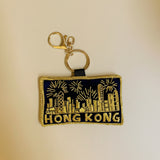 EMBROIDERED Bag Charm : Hong Kong