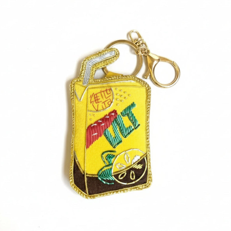 Product image of EMBROIDERED Bag Charm : Vita Lemon Tea VLT