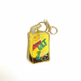 EMBROIDERED Bag Charm : Vita Lemon Tea