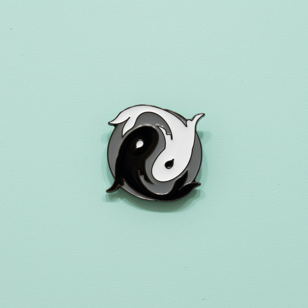 " Yin & Yang " T&B Enamel Pins