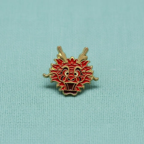 " Dragon head (Centre) " T&B Enamel Pins