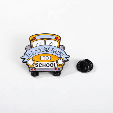 " Welcome Back To School " Enamel Pins