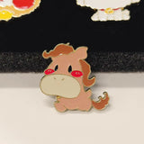 " Cute 12 Chinese Zodiac " T&B Enamel Pins