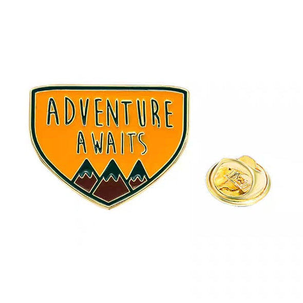 " Adventure Awaits " Enamel Pins