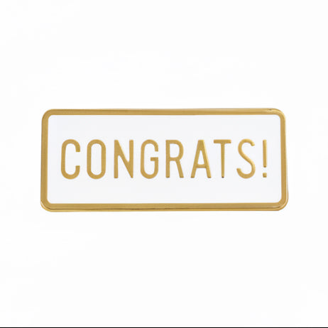 " Congrats! " Enamel Pins