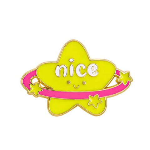 " Nice Star " Enamel Pins
