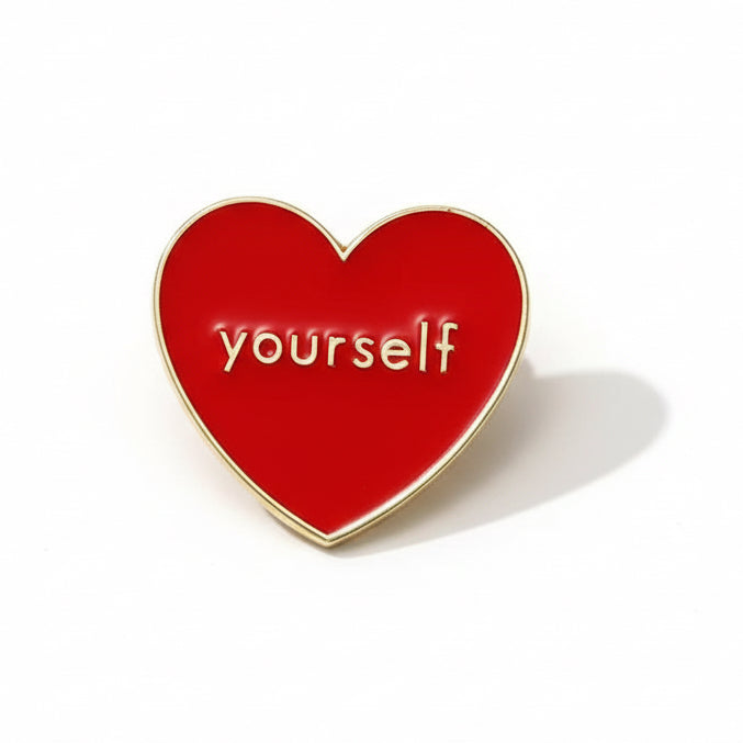 " Yourself " Enamel Pins