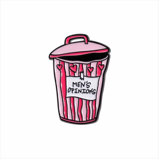 " Men's Opinions " Enamel Pins