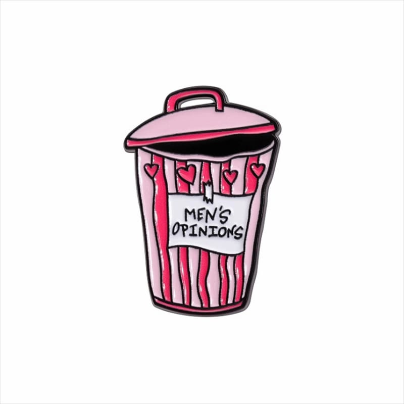 " Men's Opinions " Enamel Pins