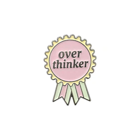 " Overthinker " Enamel Pins