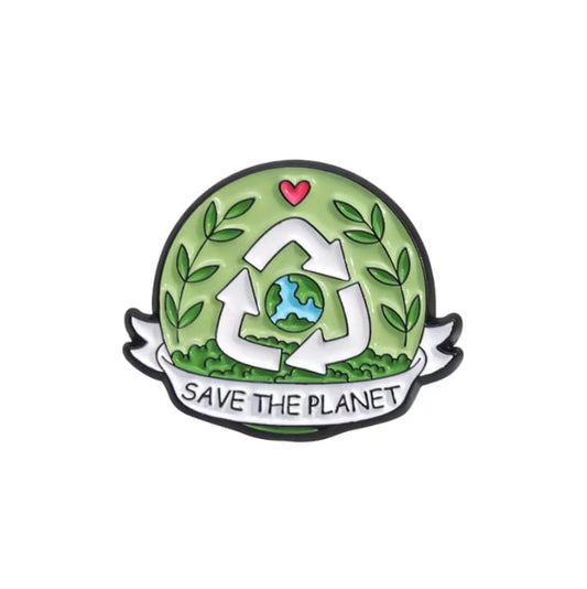 " Save The Planet " Enamel Pins