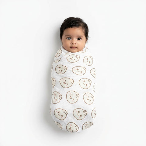 Hong Kong Swaddle Blanket - Dim Sum Dumpling