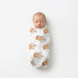 Hong Kong Swaddle Blanket - Bubble Tea