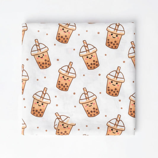 Product image of Hong Kong Swaddle Blanket - Bubble Tea