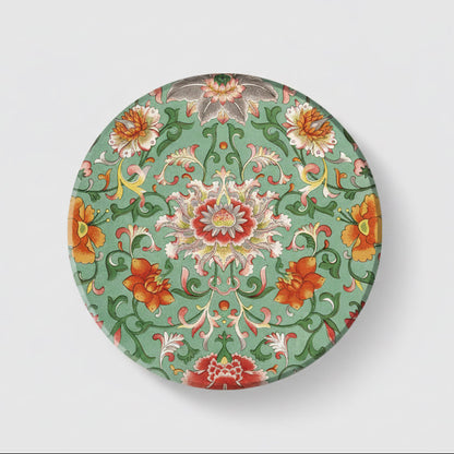 Product image of Chinese Heritage Floral Ceramic Coasters