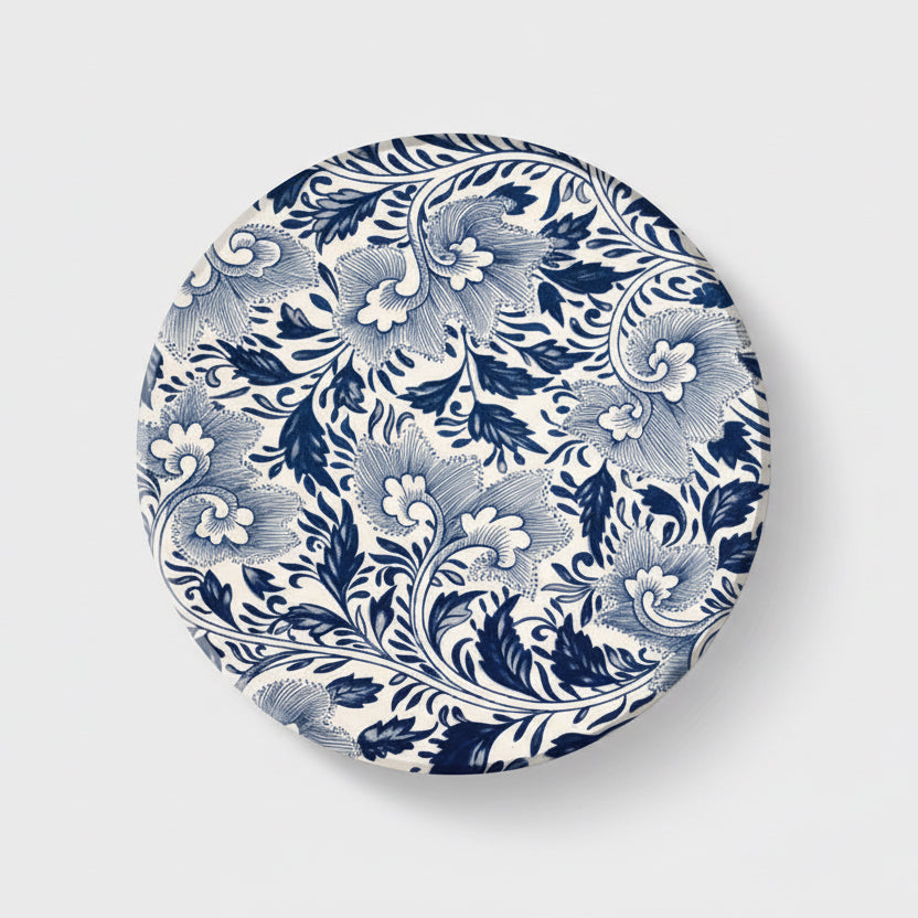 Chinese Heritage Floral Ceramic Coasters