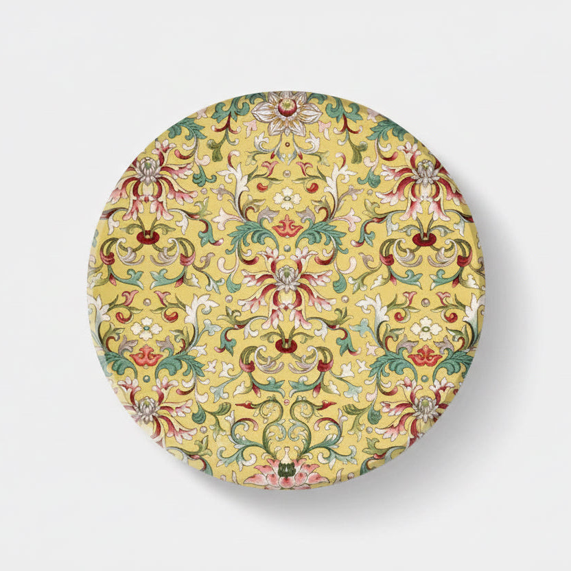Chinese Heritage Floral Ceramic Coasters