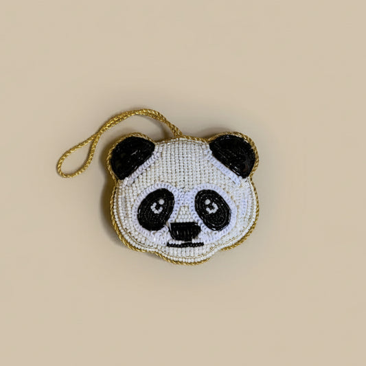 EMBROIDERED ORNAMENT : Panda - Thorn and Burrow
