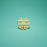 " Double Happiness " T&B Enamel Pins