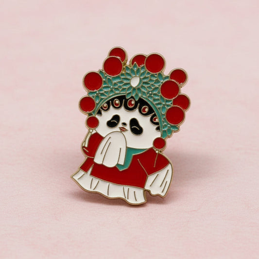 " Panda " T&B Enamel Pins