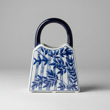 Birds and Blossoms Ceramic Handbag Vase