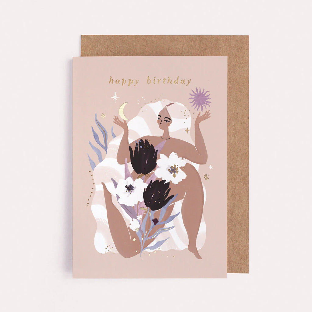 MAIDEN ZODIAC BIRTHDAY CARD