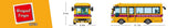 Hong Kong School Bus Building Blocks Set