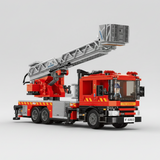 Hong Kong Fire Engine 55m Turntable Ladder Building Blocks Set