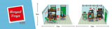 Hong Kong Home of Resettlement Estates in the 1970s Building Blocks Set