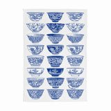 Porcelain Bowls Tea Towel